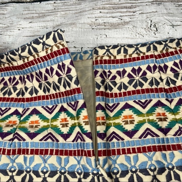 NWT Stetson Embroidered Pencil Skirt Size 6 - Picture 6 of 11